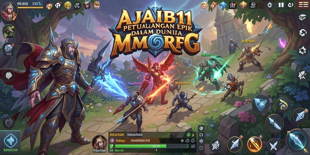 Gameplay battle epik dalam AJAIB11 menampilkan aksi yang mendebarkan.