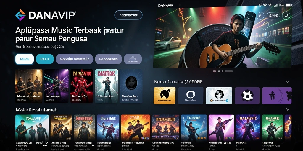 Tampilan gameplay ~ pengalaman musik yang menarik dengan koleksi lagu beragam.