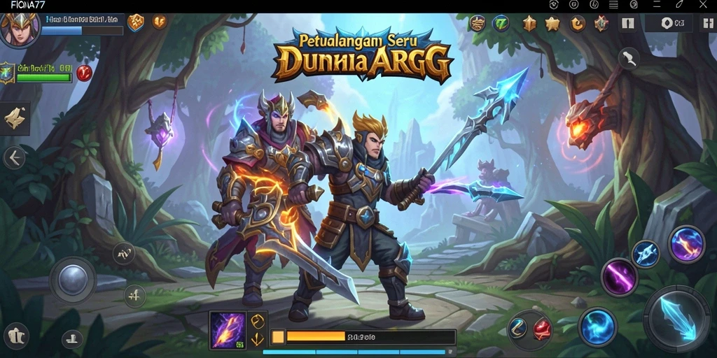 Tampilan menarik dari gameplay <strong>FIONA77</strong> yang penuh aksi.