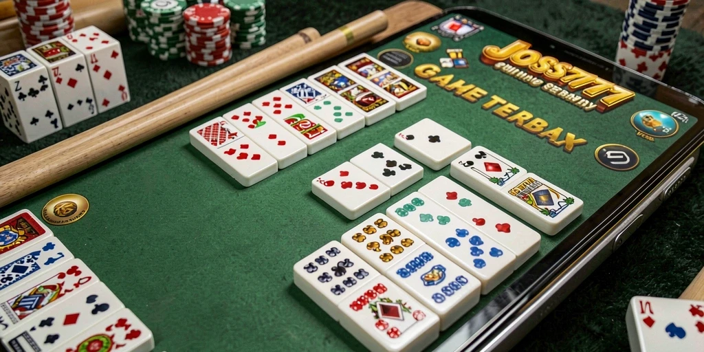 Tampilan gameplay JOSS777 yang seru dan interaktif dalam permainan Domino.