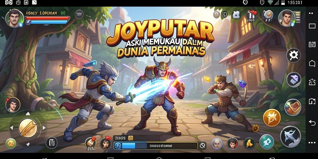 Tangkapan layar JOYPUTAR menampilkan aksi seru dengan grafis menawan.