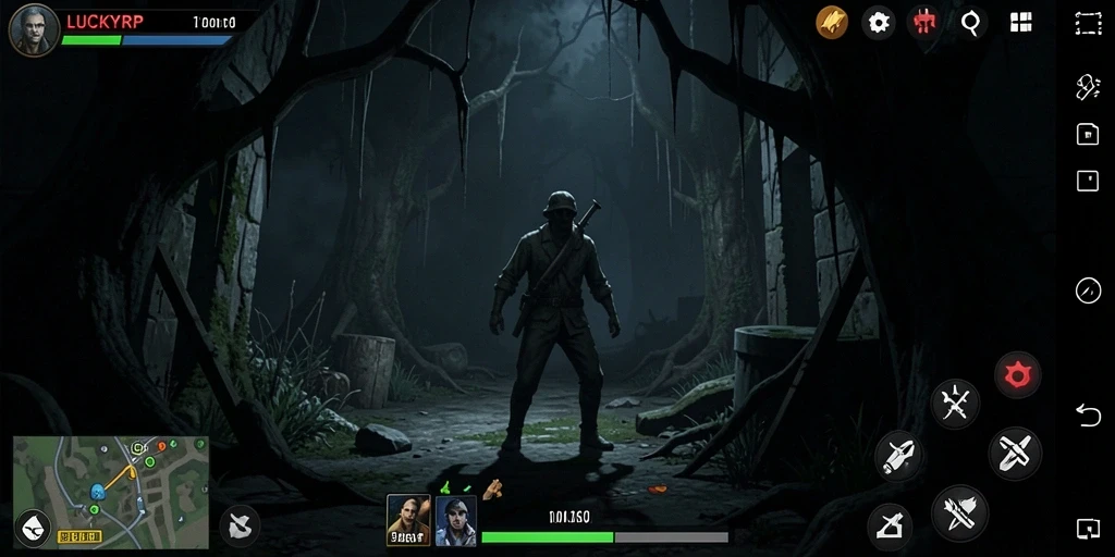 Gameplay menegangkan yang penuh dengan kegelapan dan misteri.