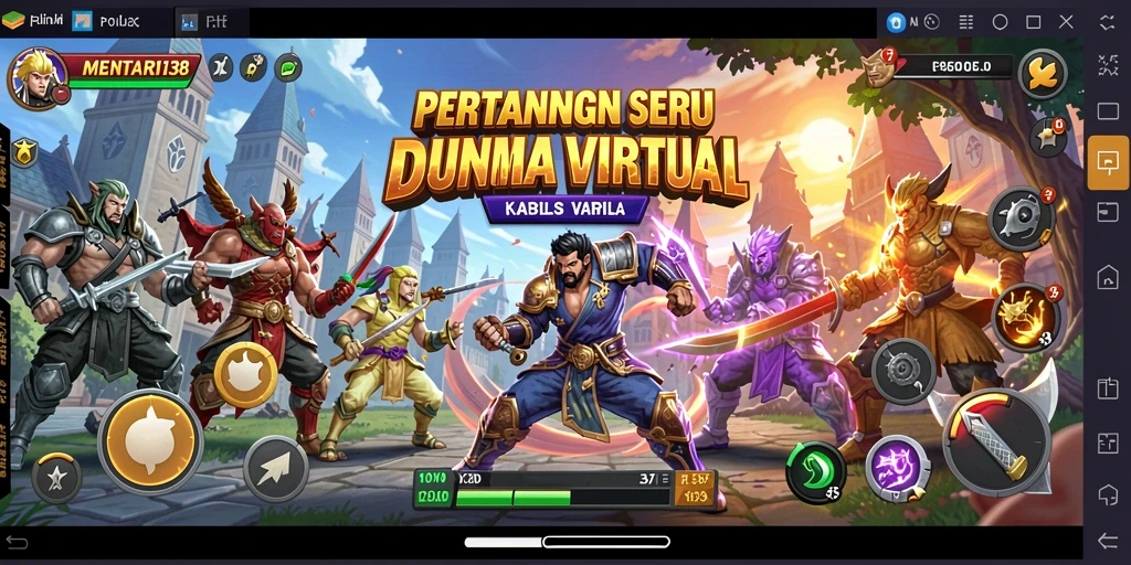 Tampilan gameplay seru dari MENTARI138 dengan aksi pertarungan intens.