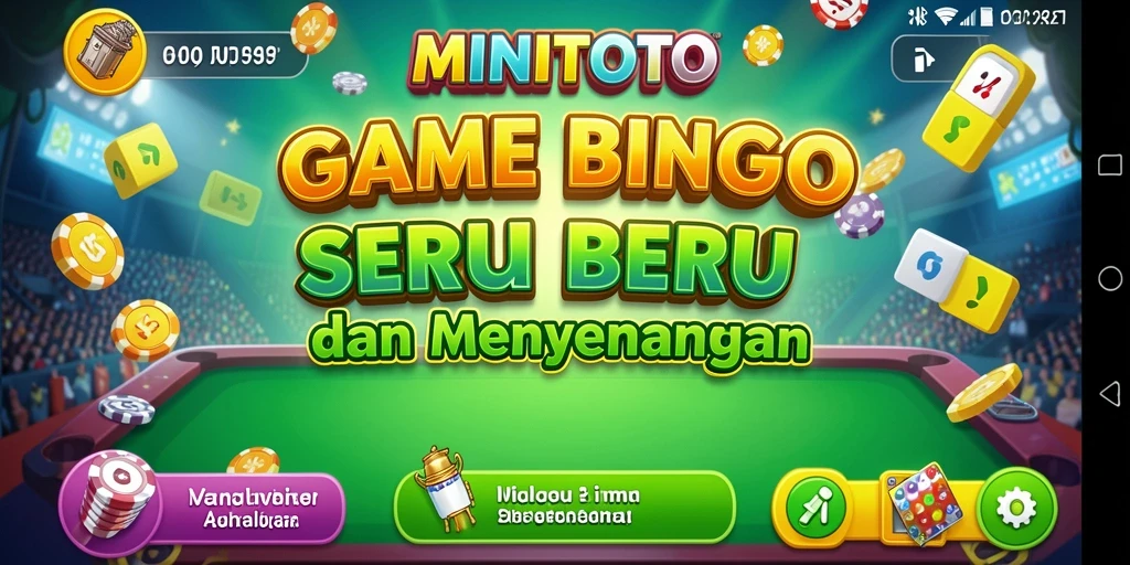 Tampilan menarik dari gameplay Bingo di MINITOTO yang seru dan mengasyikkan.