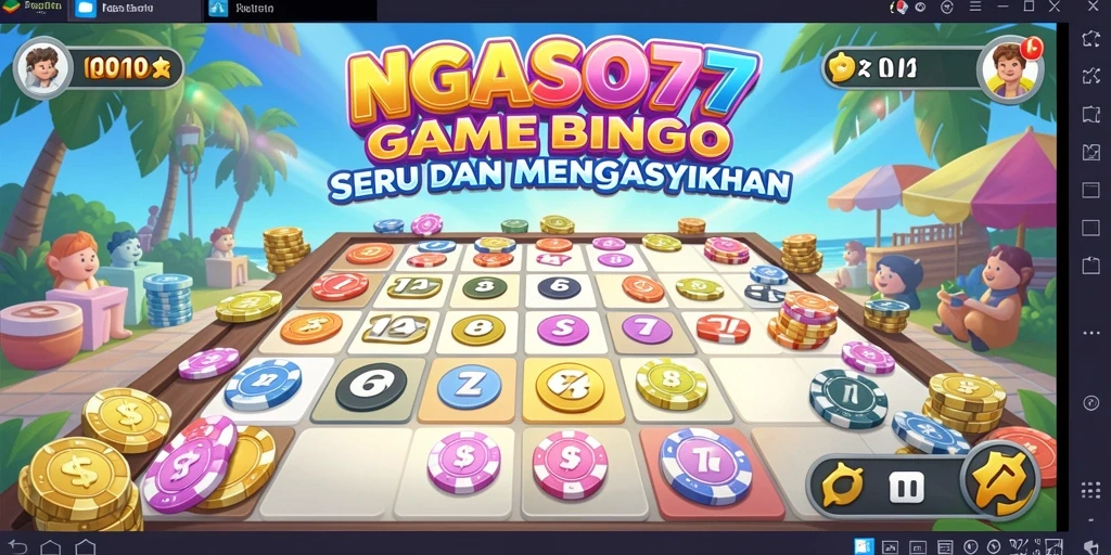 Screenshot gameplay <strong>Bingo</strong> di NGASO77 yang menarik dan seru.