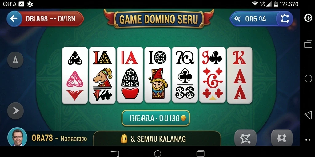 Gameplay seru dan interaktif di ORA78, permainan Domino yang menyenangkan.