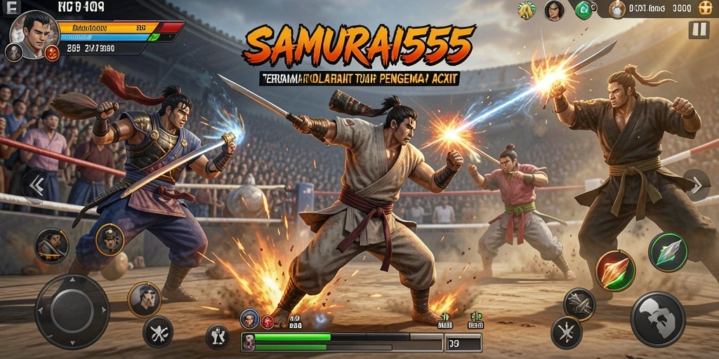 Tampilan menarik dari gameplay <strong>SAMURAI555</strong> yang penuh aksi olahraga.